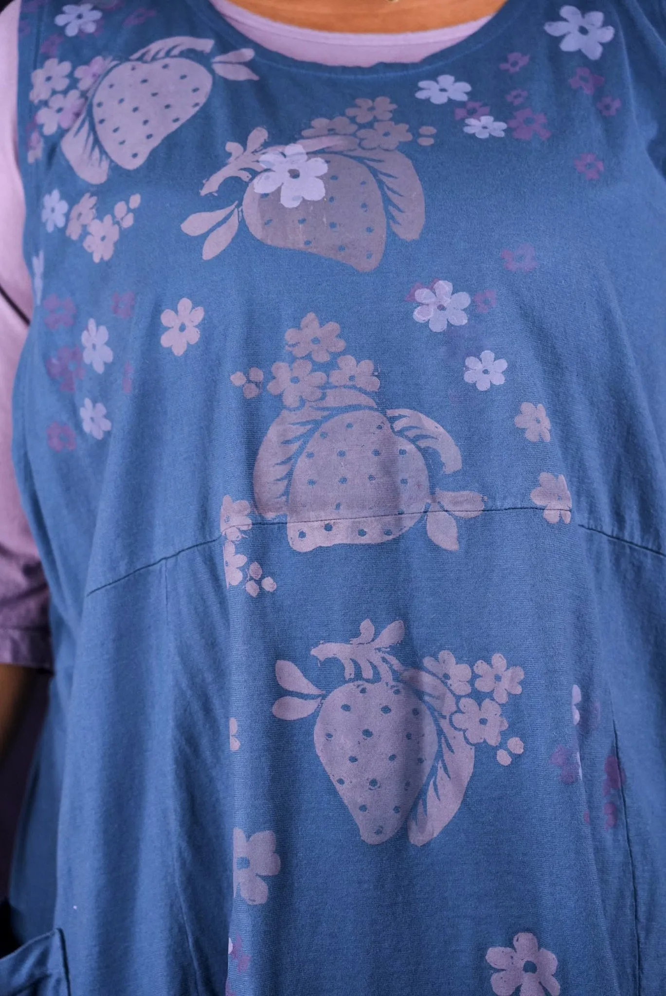1437 Flower Pot Top Echo Blue-P