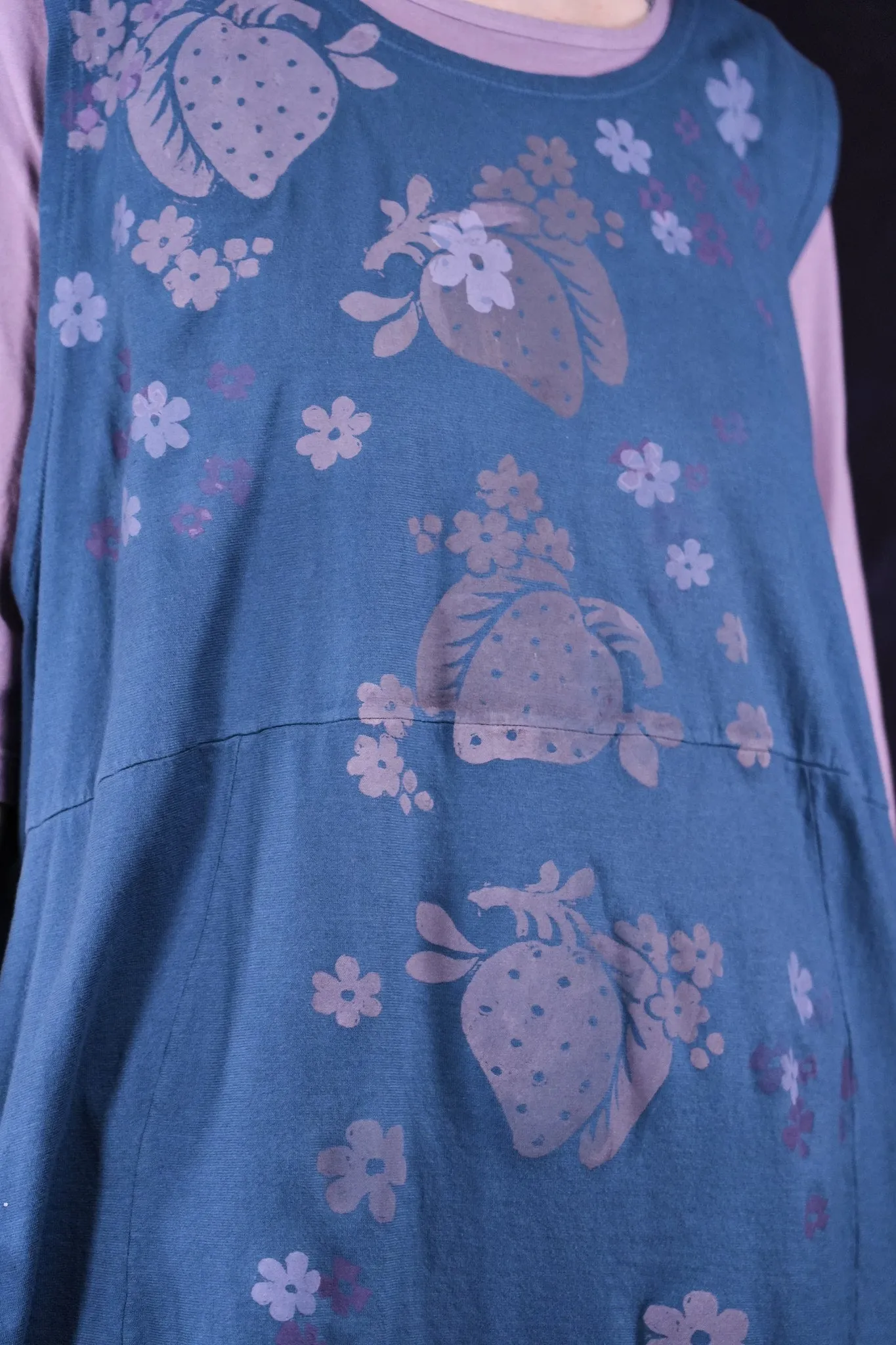 1437 Flower Pot Top Echo Blue-P