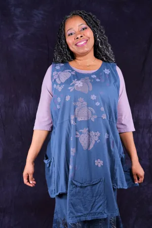 1437 Flower Pot Top Echo Blue-P