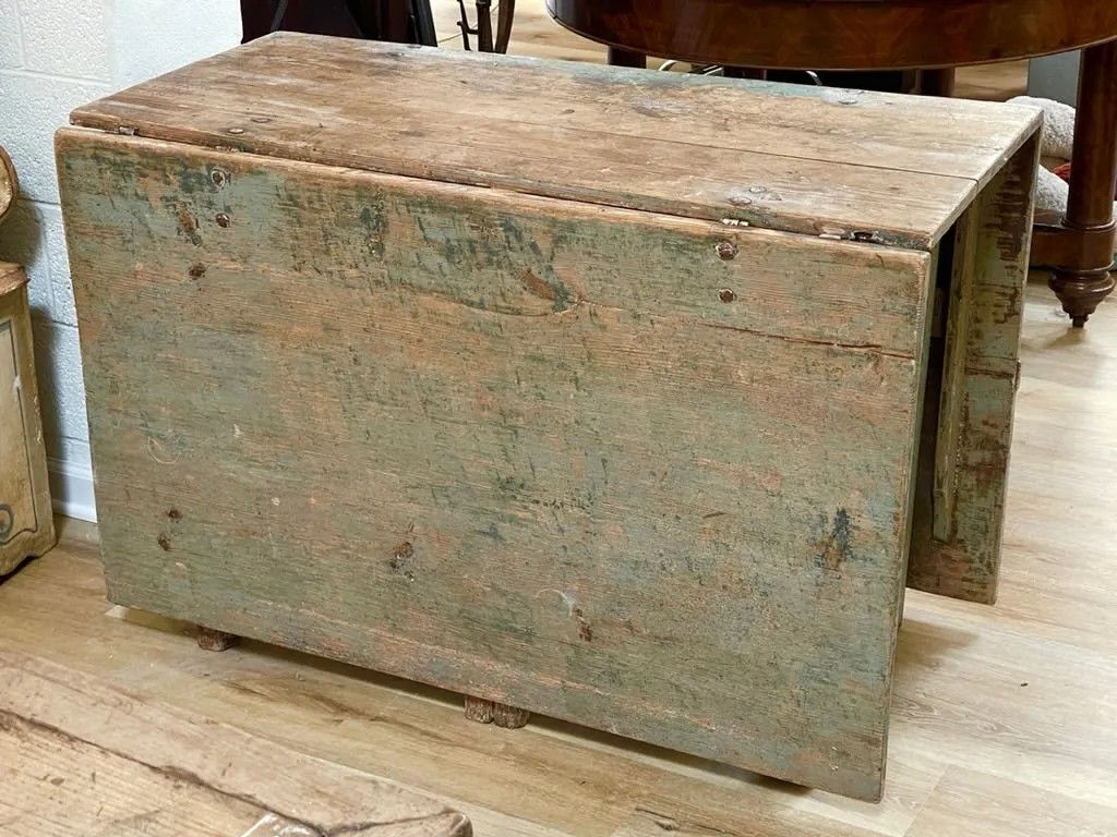 18th Century Swedish Gustavian Drop-Leaf Table