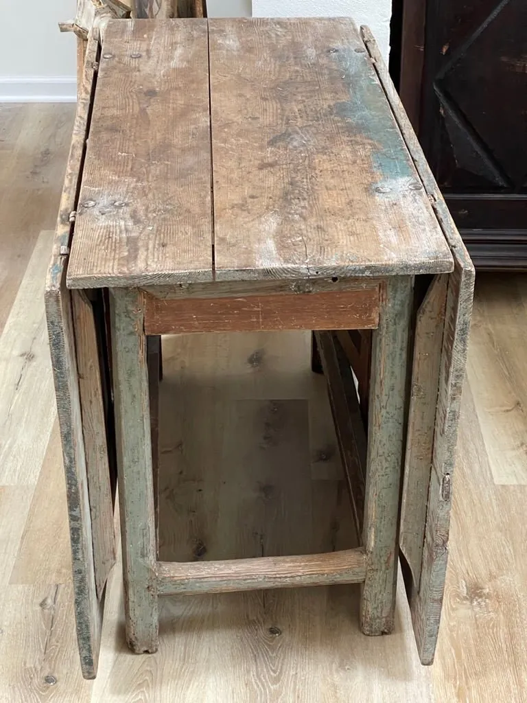 18th Century Swedish Gustavian Drop-Leaf Table