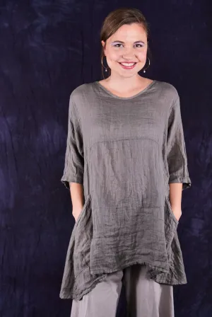 2315 Linen Zen Tunic Clay Beach