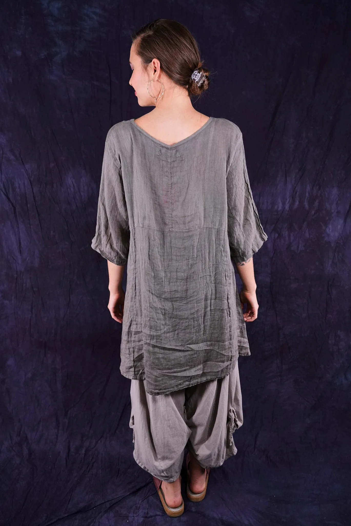 2315 Linen Zen Tunic Clay Beach