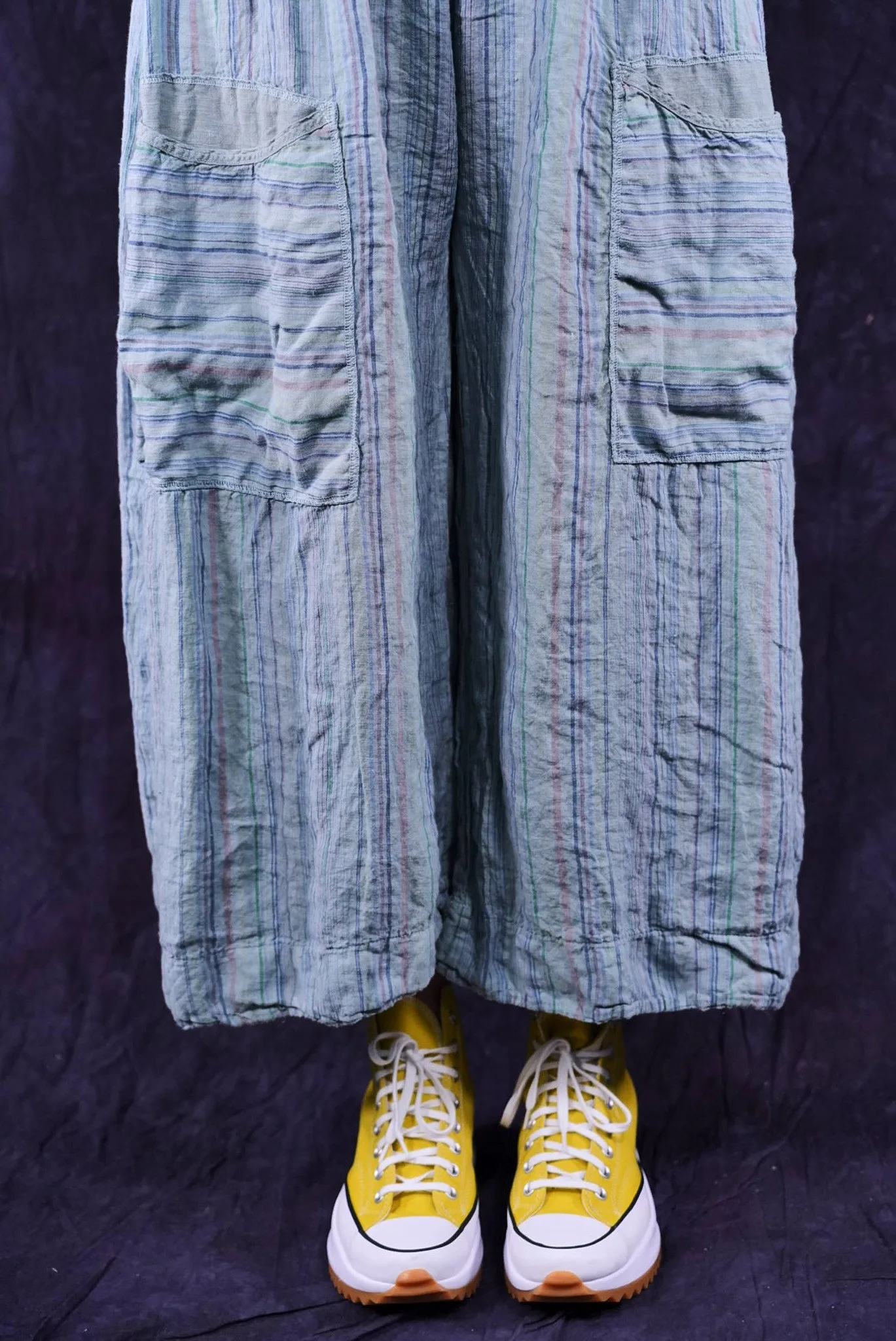 3240 Multi Stripe Linen Mojo Pant Early Sky
