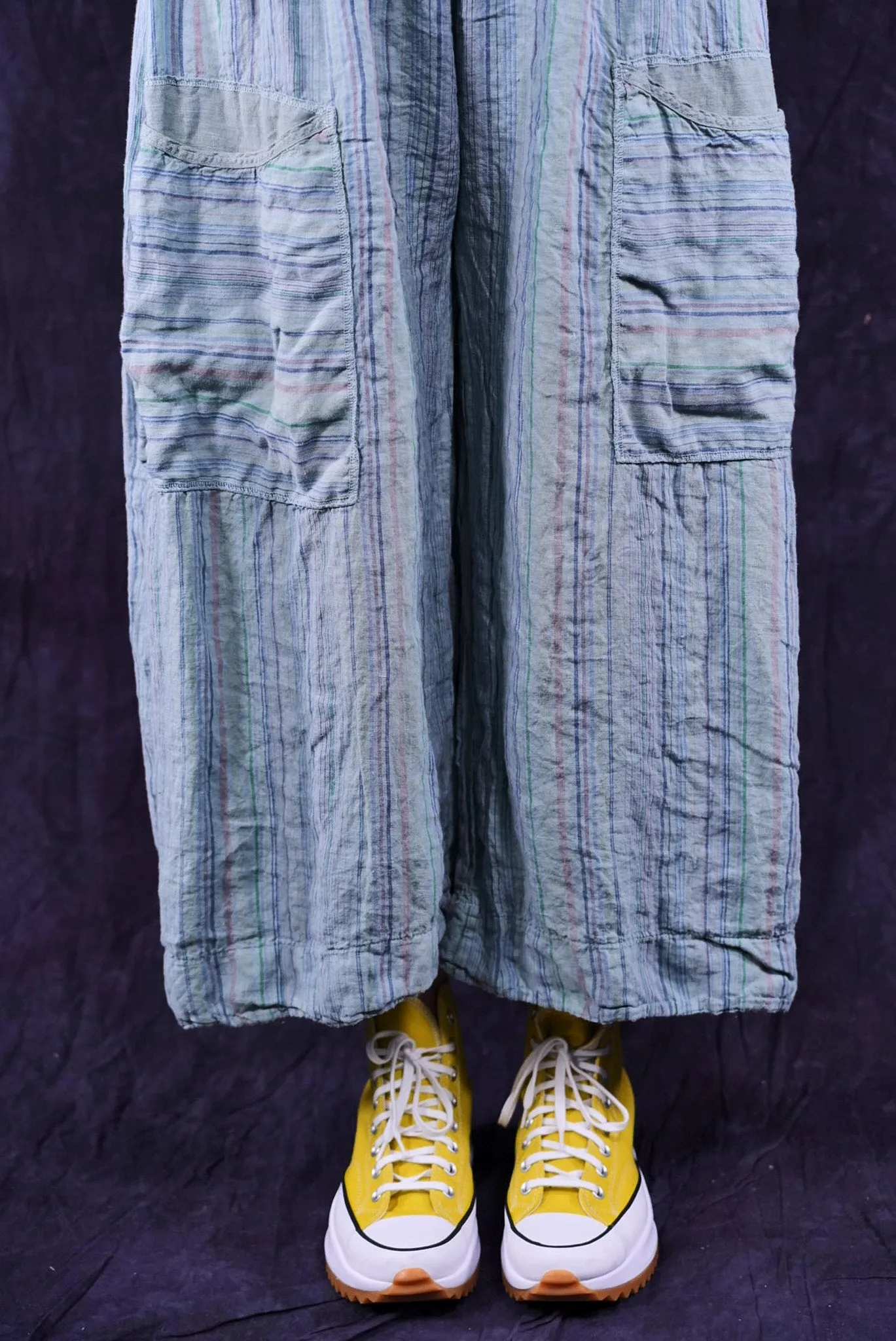 3240 Multi Stripe Linen Mojo Pant Early Sky