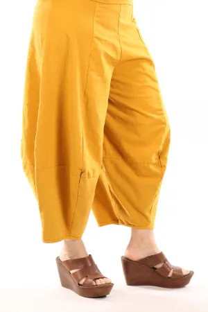 3273- Roll over Waist Four Square-Marigold-U