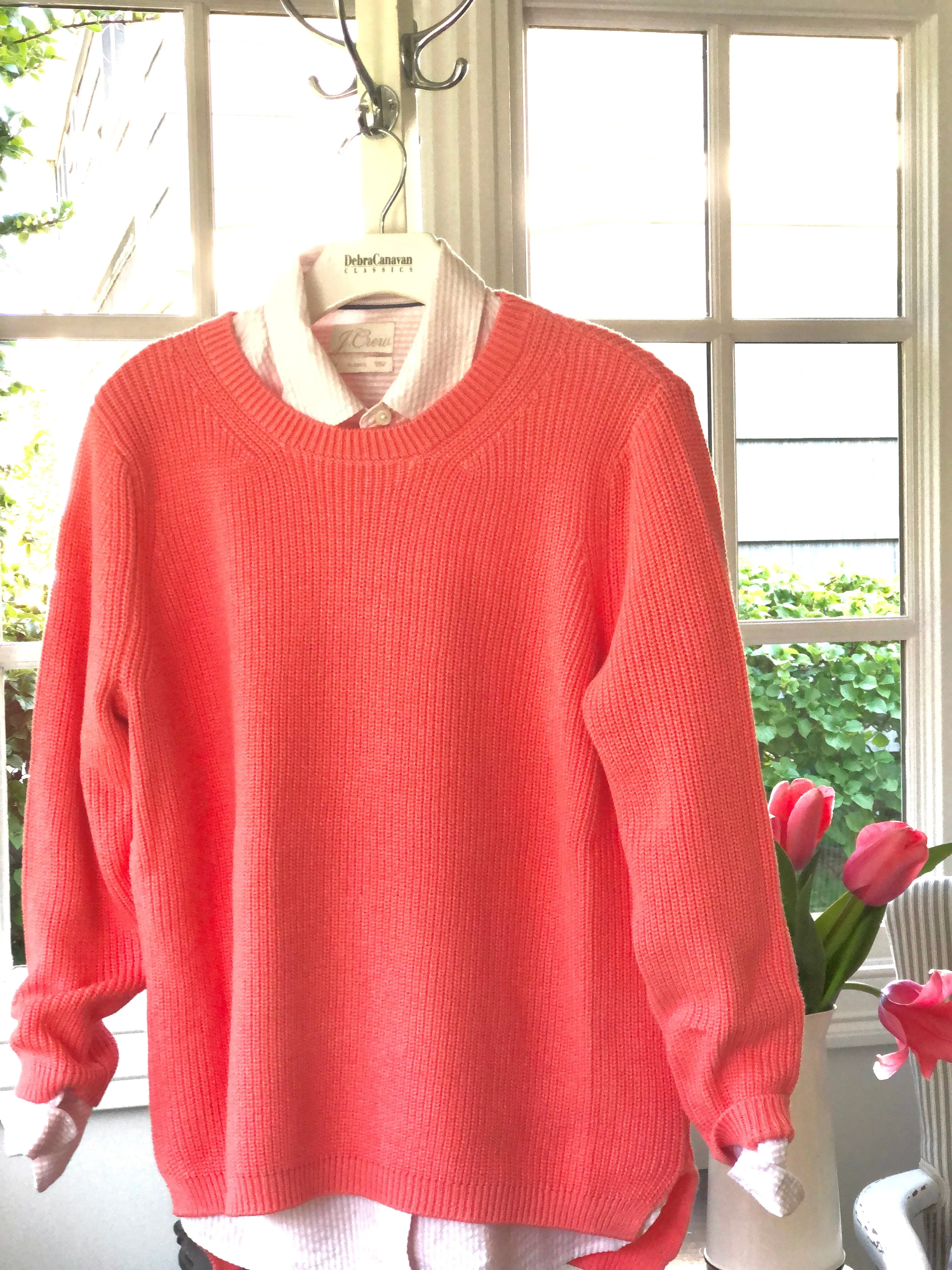525 COTTON EMMA BOYFRIEND SWEATER