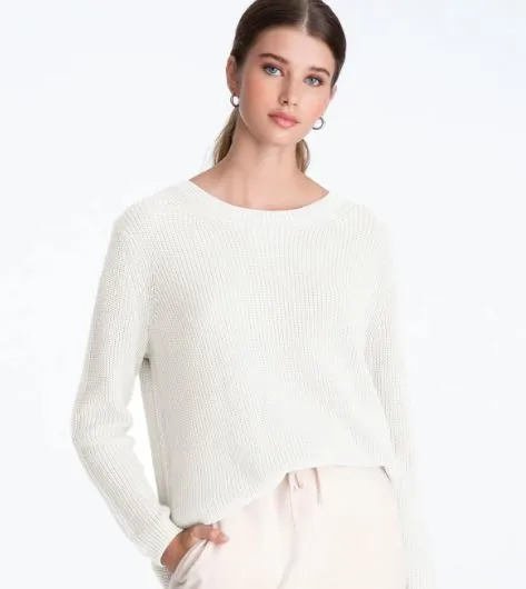 525 COTTON EMMA BOYFRIEND SWEATER
