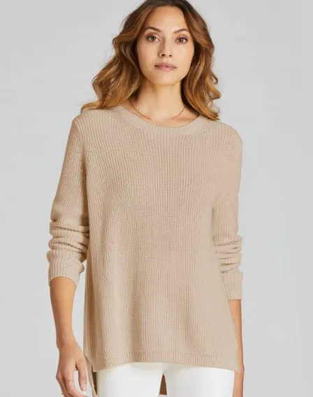 525 COTTON EMMA BOYFRIEND SWEATER