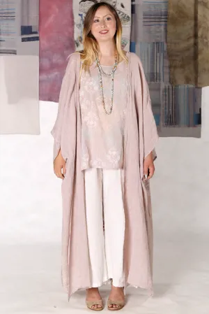 5267 Long Kimono Duster Sweet-P