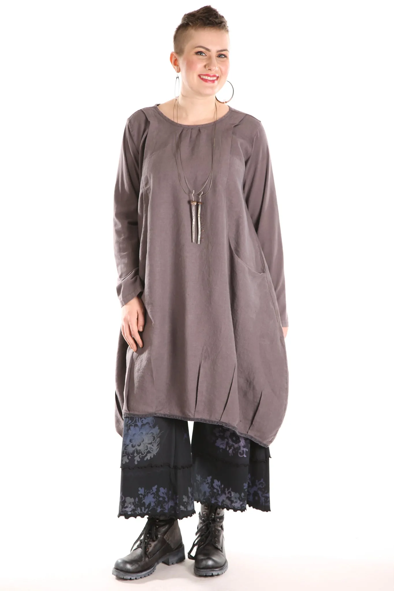 7205 Studio Dress Flint Unprinted