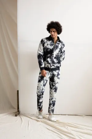 Abie - Tie & Dye Bomber Jacket with Pant Set