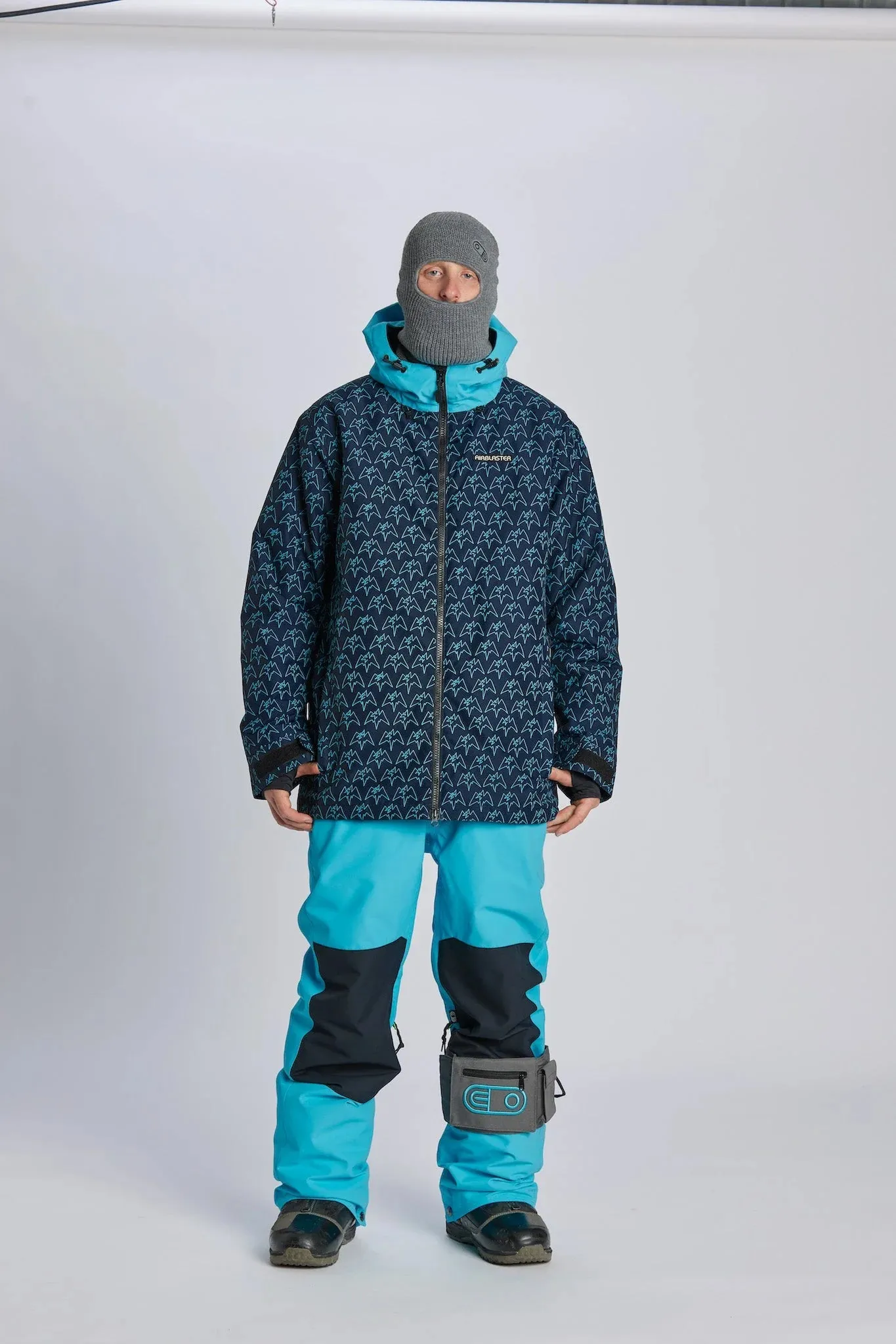 Airblaster Freedom Parka Jacket Mens Bluebird Terry