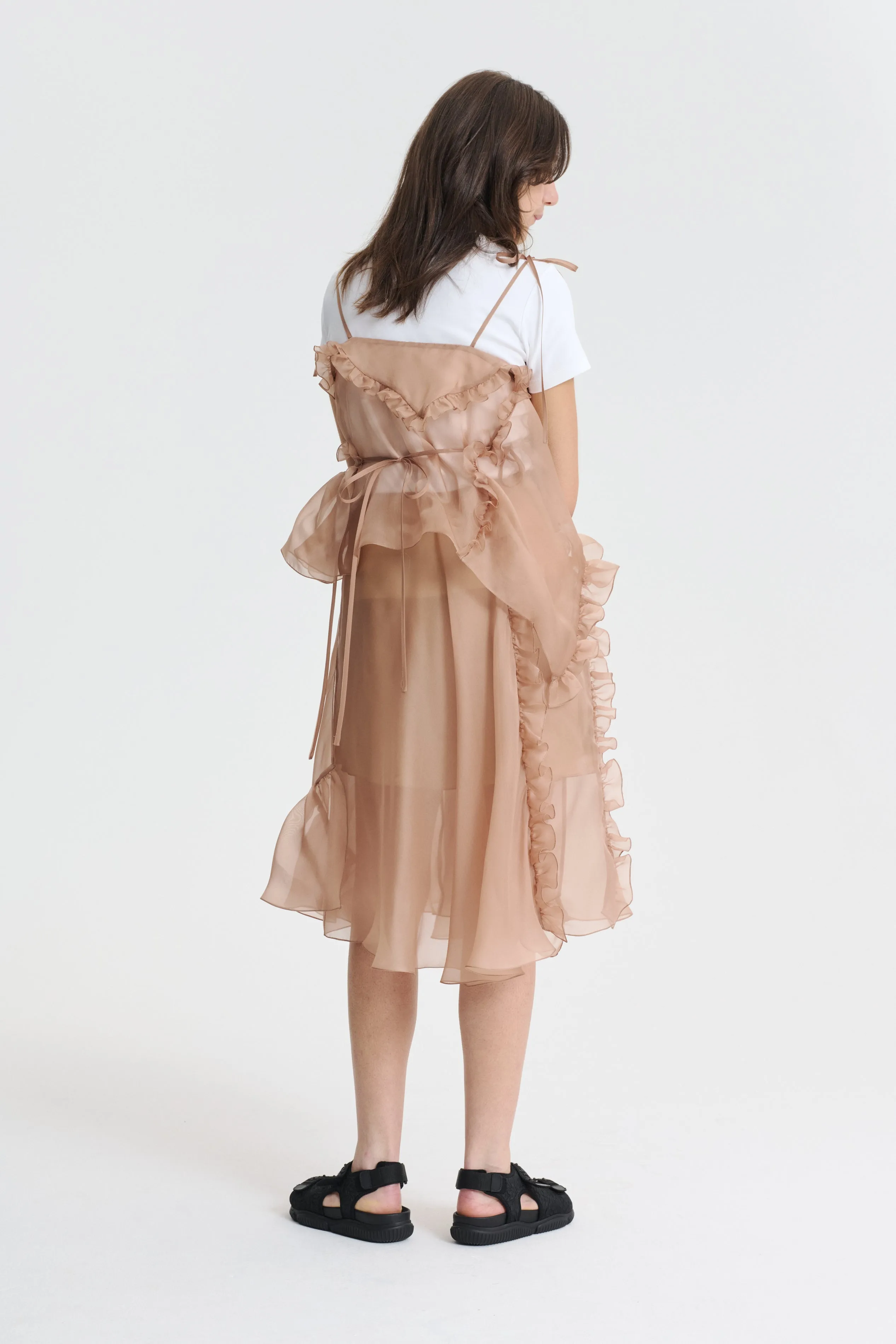 ALESSANDRA | TOP ORGANZA CHESTNUT