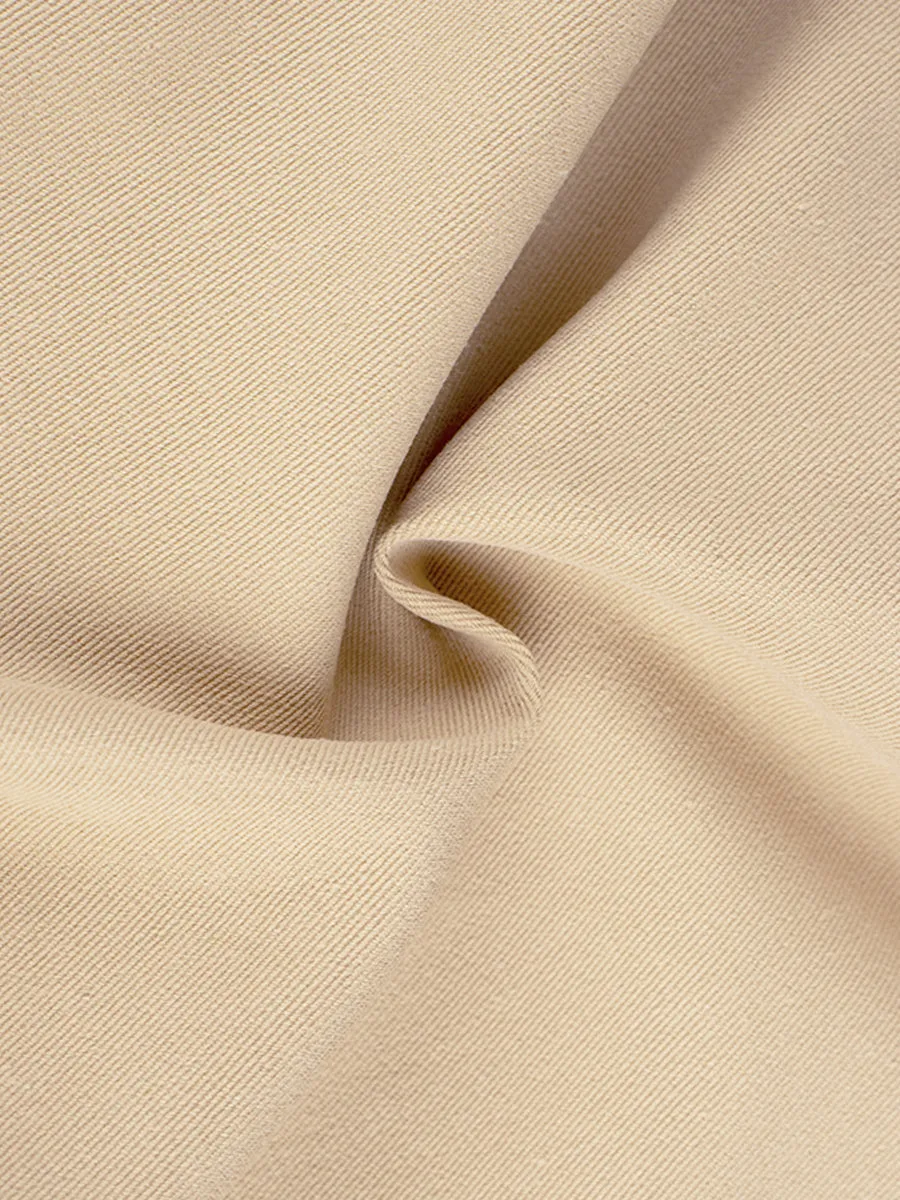 Apricot Belt Pleated Skirt