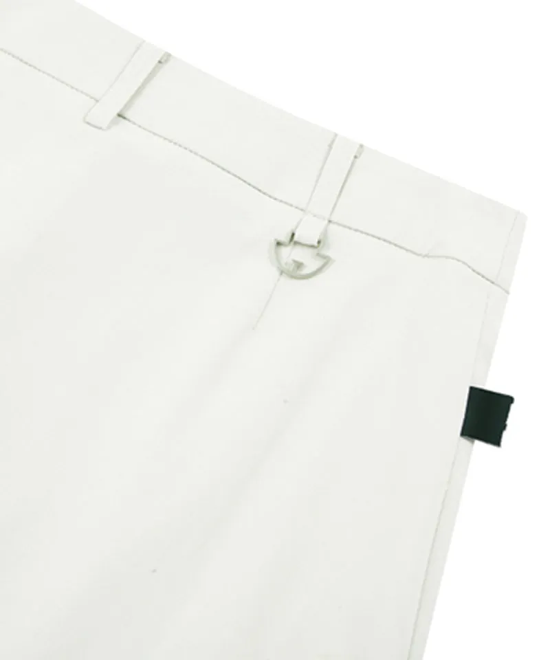 AVEN H-Line Pleated Culotte - Beige