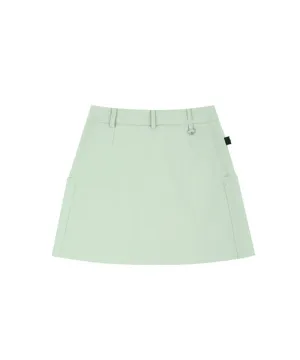 AVEN H-Line Pleated Culotte - Mint