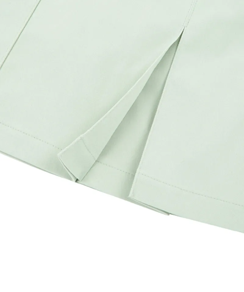 AVEN H-Line Pleated Culotte - Mint