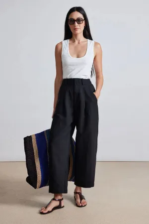 Bari crop trouser - Black
