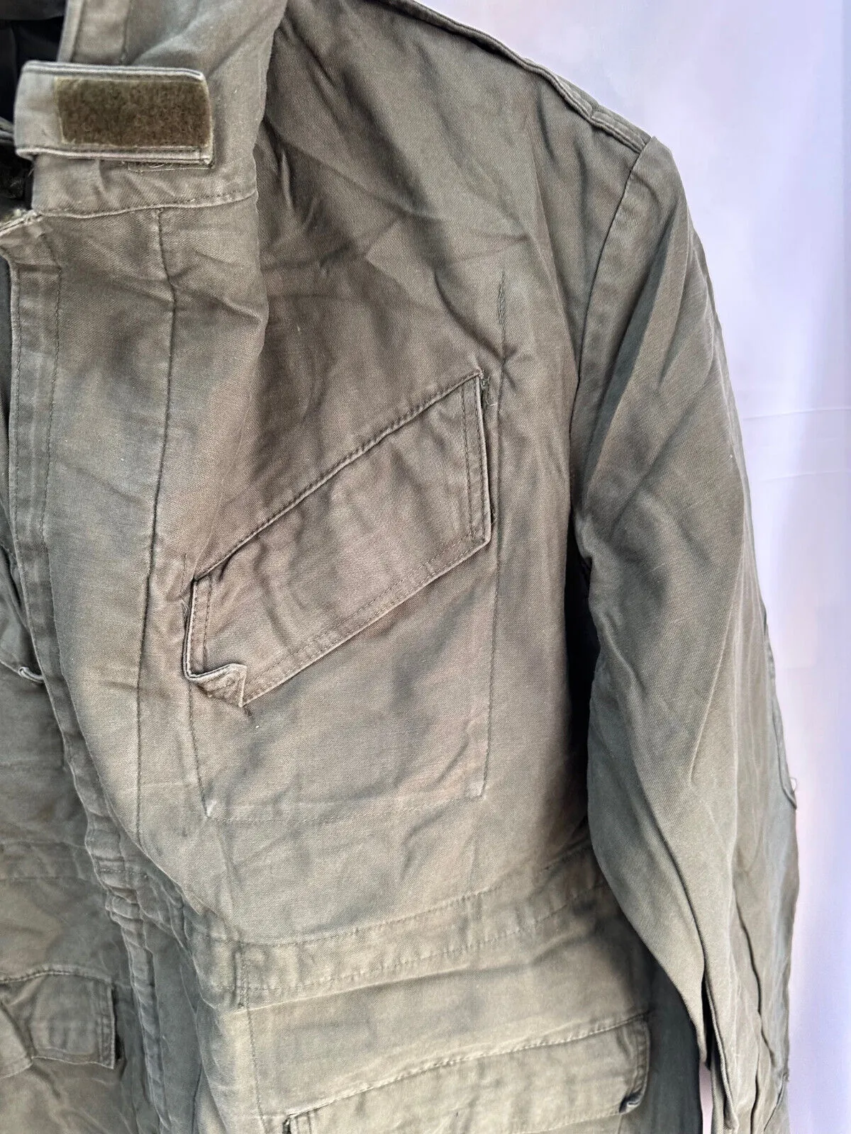 Belgian Army Jacket Parka M64 Olive Green Vintage Field Smock - Size 2B 170/105