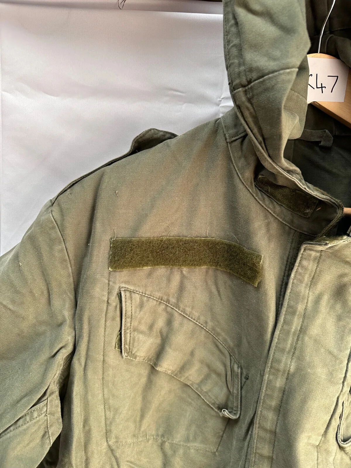 Belgian Army Jacket Parka M64 Olive Green Vintage Field Smock - Size 2B 170/105