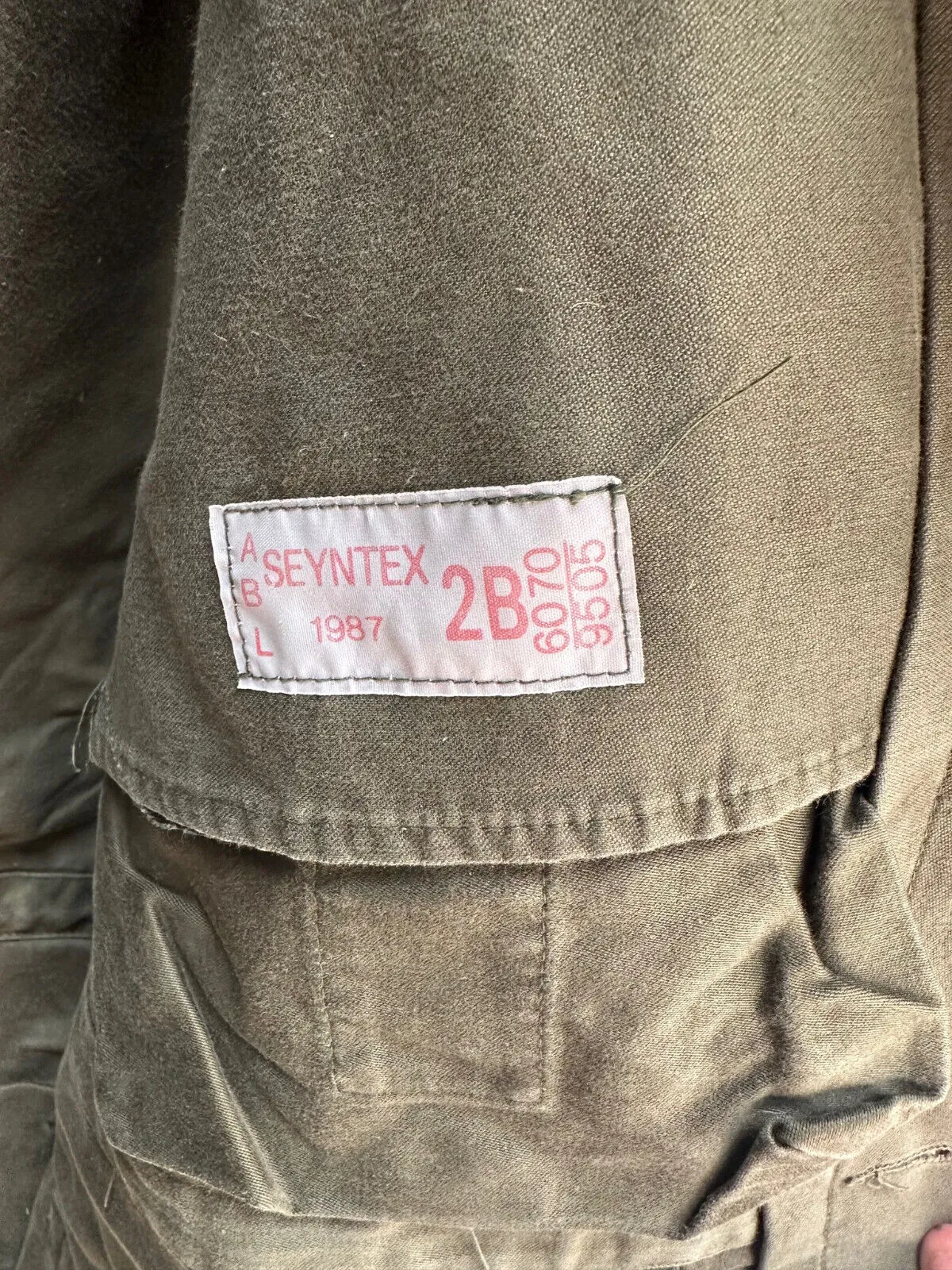 Belgian Army Jacket Parka M64 Olive Green Vintage Field Smock - Size 2B 170/105