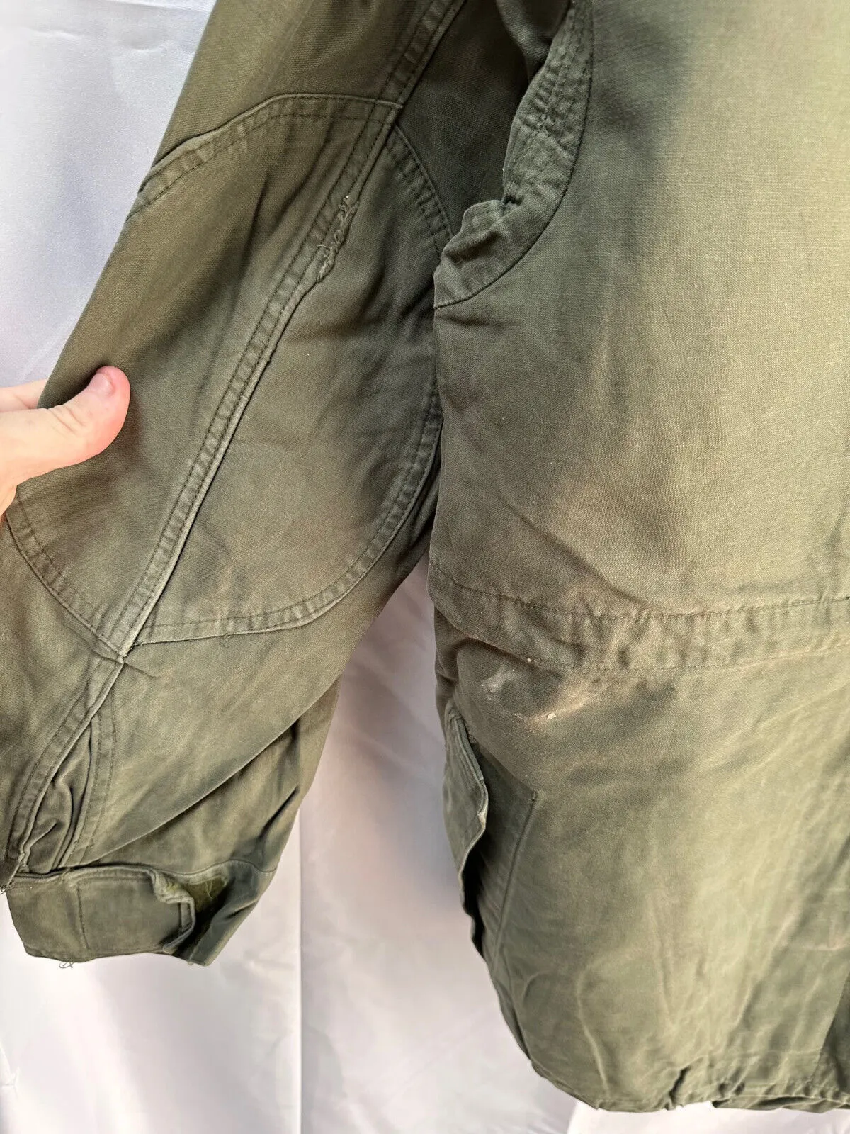 Belgian Army Jacket Parka M64 Olive Green Vintage Field Smock - Size 2B 170/105