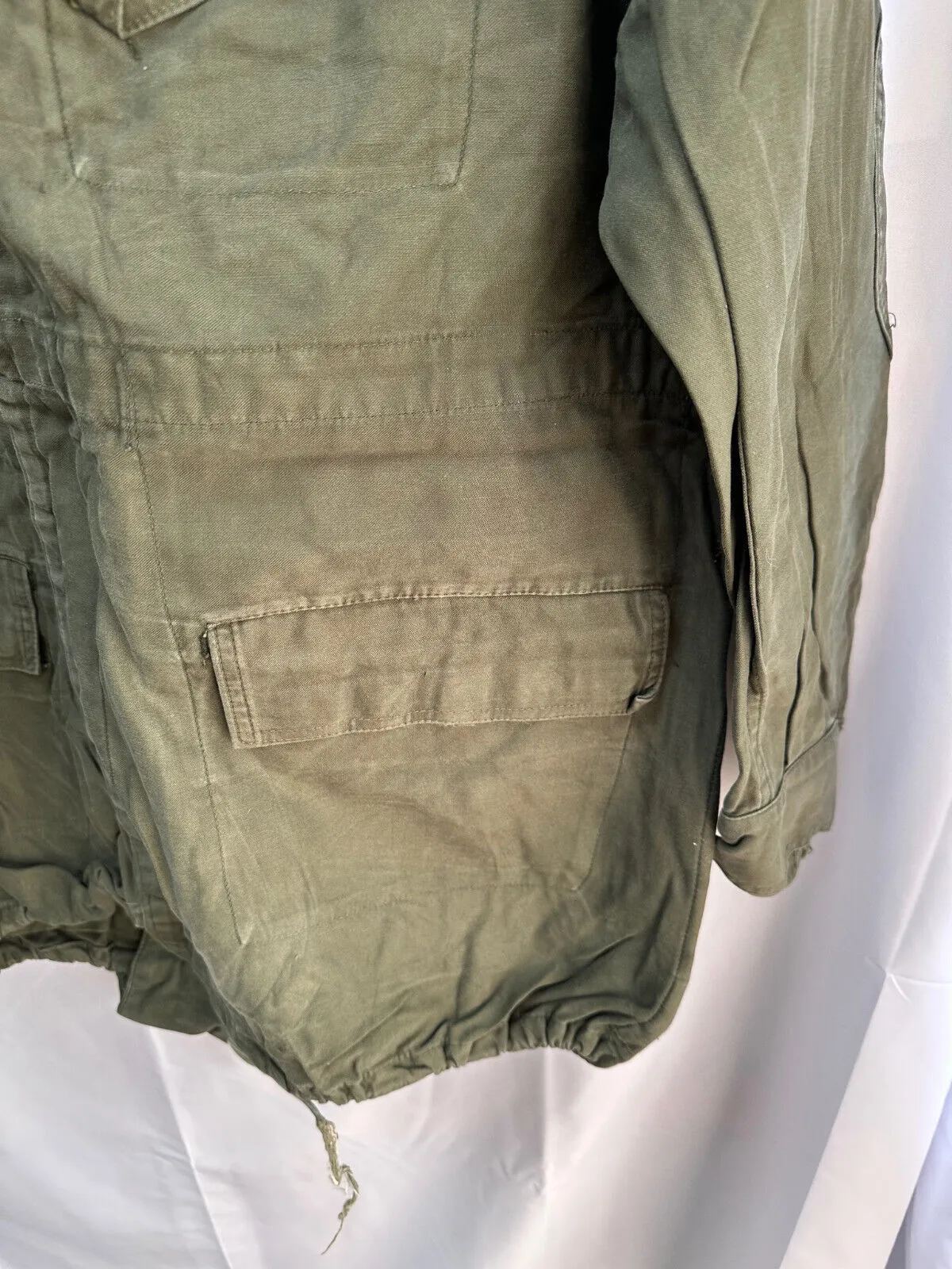 Belgian Army Jacket Parka M64 Olive Green Vintage Field Smock - Size 2B 170/105