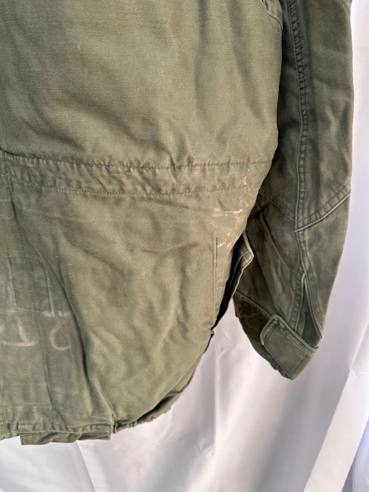 Belgian Army Jacket Parka M64 Olive Green Vintage Field Smock - Size 2B 170/105