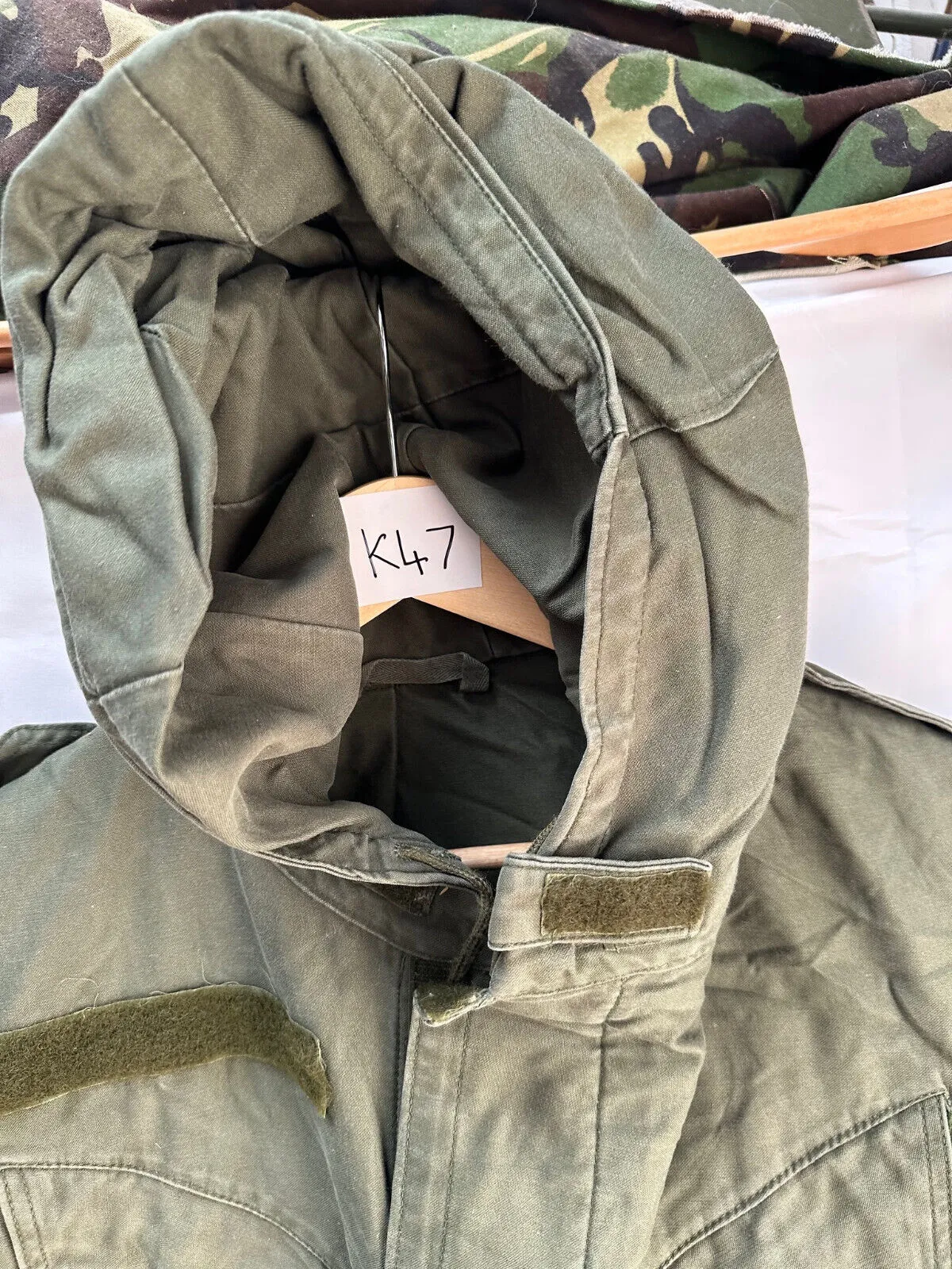 Belgian Army Jacket Parka M64 Olive Green Vintage Field Smock - Size 2B 170/105