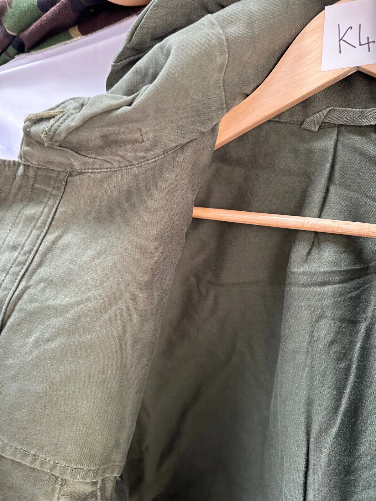 Belgian Army Jacket Parka M64 Olive Green Vintage Field Smock - Size 2B 170/105