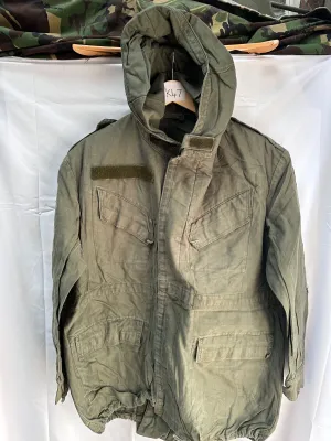 Belgian Army Jacket Parka M64 Olive Green Vintage Field Smock - Size 2B 170/105