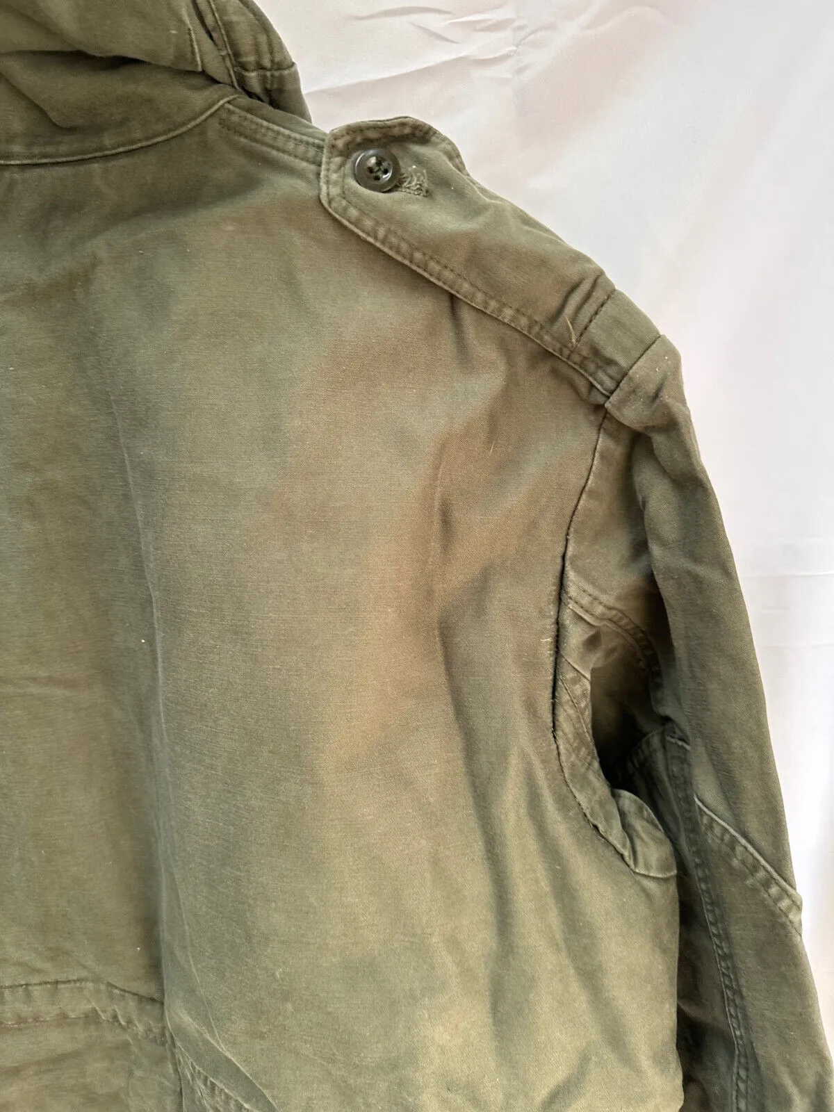 Belgian Army Jacket Parka M64 Olive Green Vintage Field Smock - Size 2B 170/105