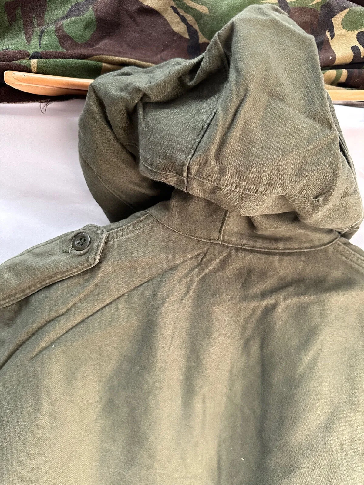 Belgian Army Jacket Parka M64 Olive Green Vintage Field Smock - Size 2B 170/105