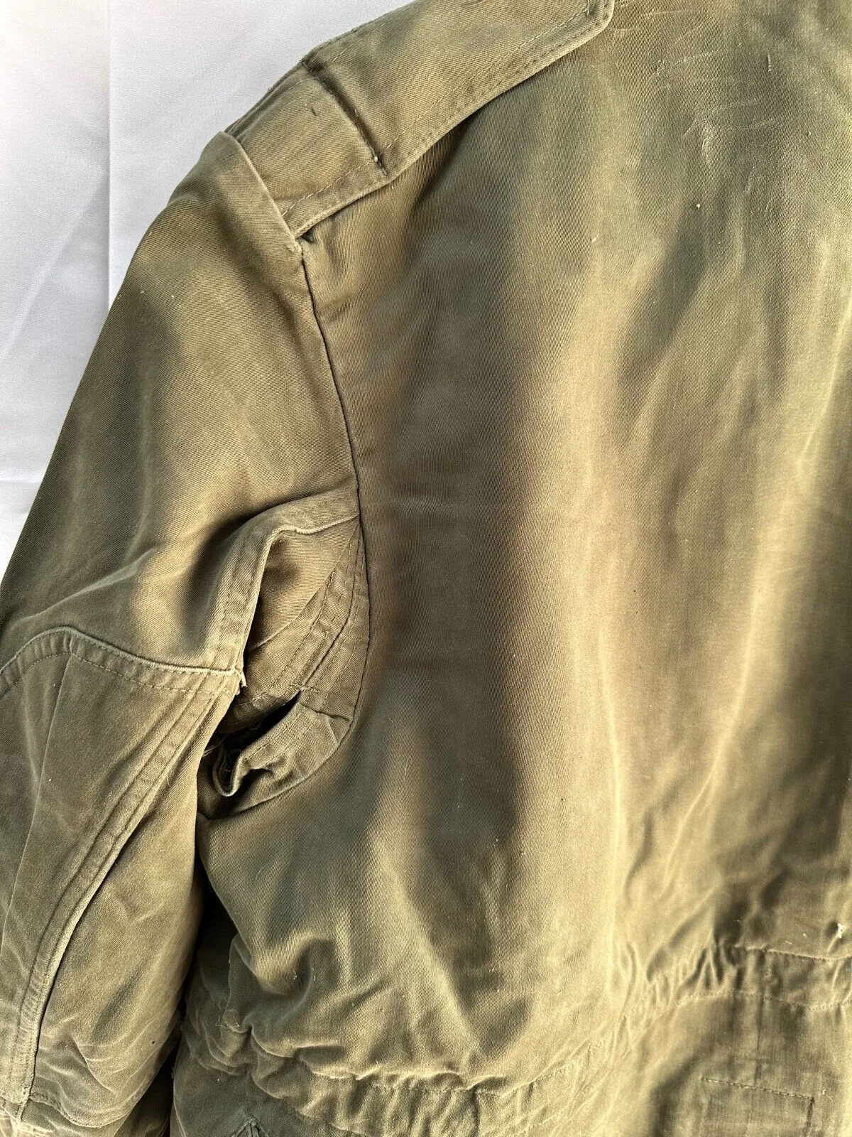 Belgian Army Jacket Parka M64 Olive Green Vintage Field Smock - Size 4A 165/100