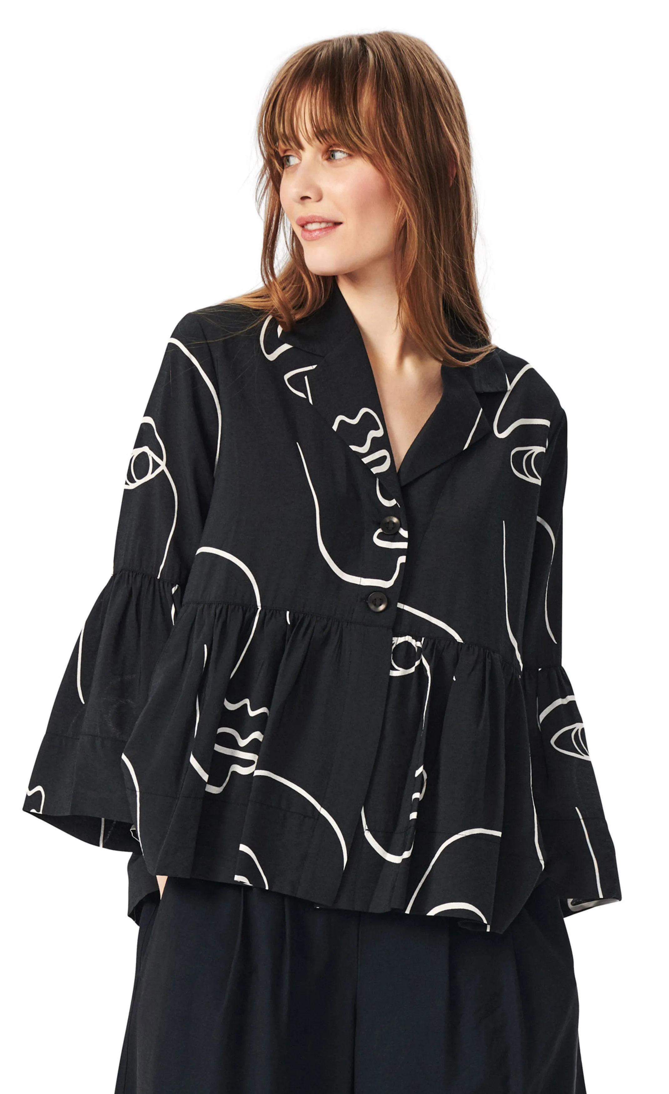 Bitte Kai Rand Sketch Viscose Shirt Jacket