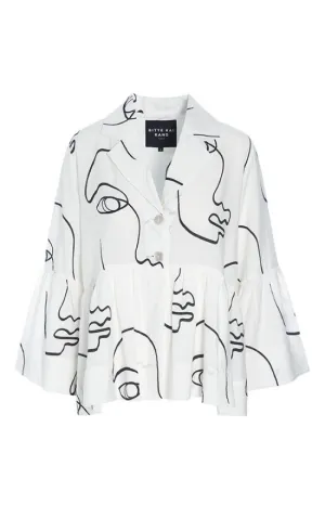 Bitte Kai Rand Sketch Viscose Shirt Jacket