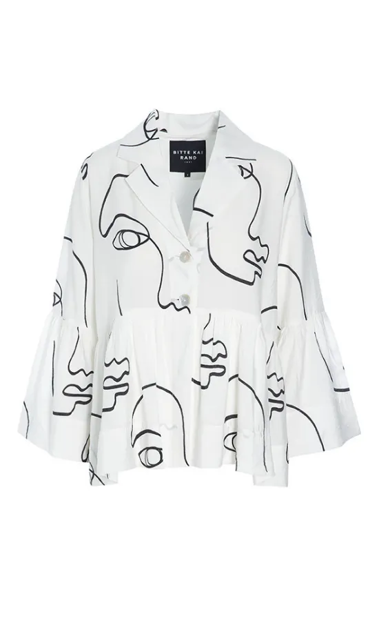 Bitte Kai Rand Sketch Viscose Shirt Jacket