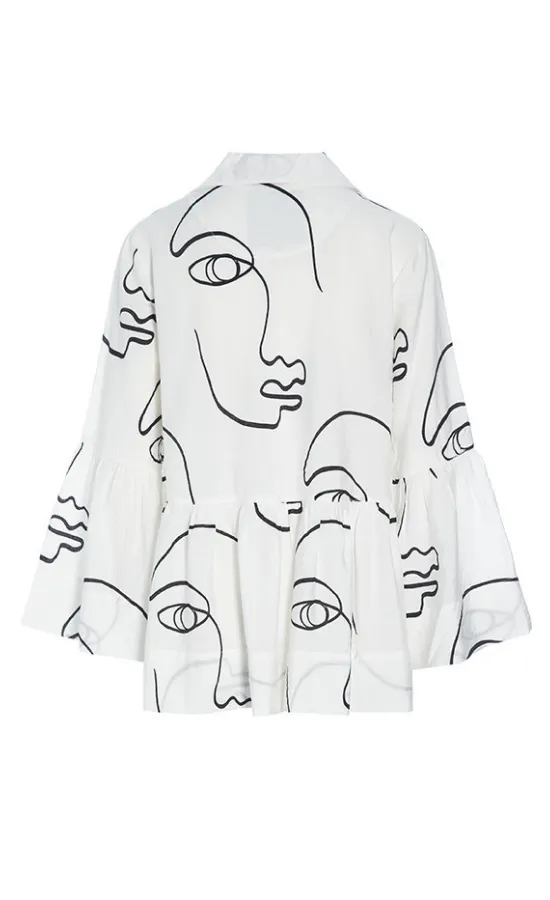 Bitte Kai Rand Sketch Viscose Shirt Jacket