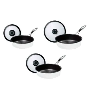 Black Cube Saute Pan with Lid 11inch