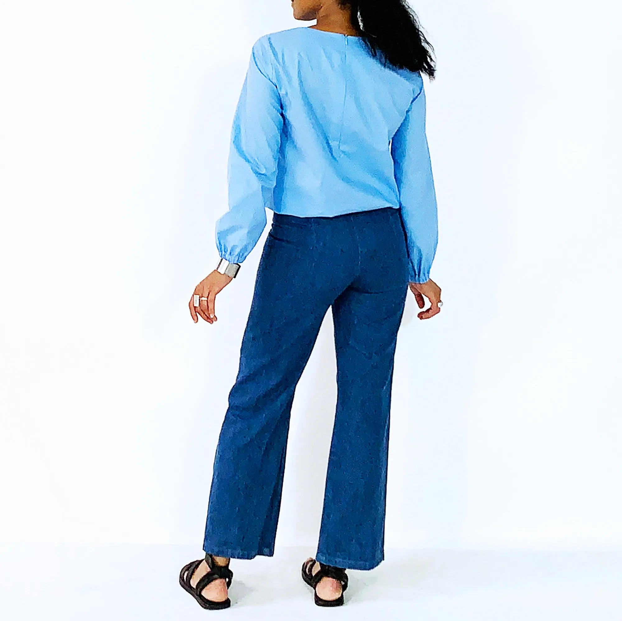 Blue Denim Pants | ALPHONSINA
