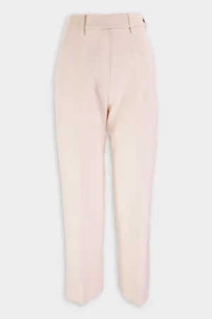 Button Trousers in Cream