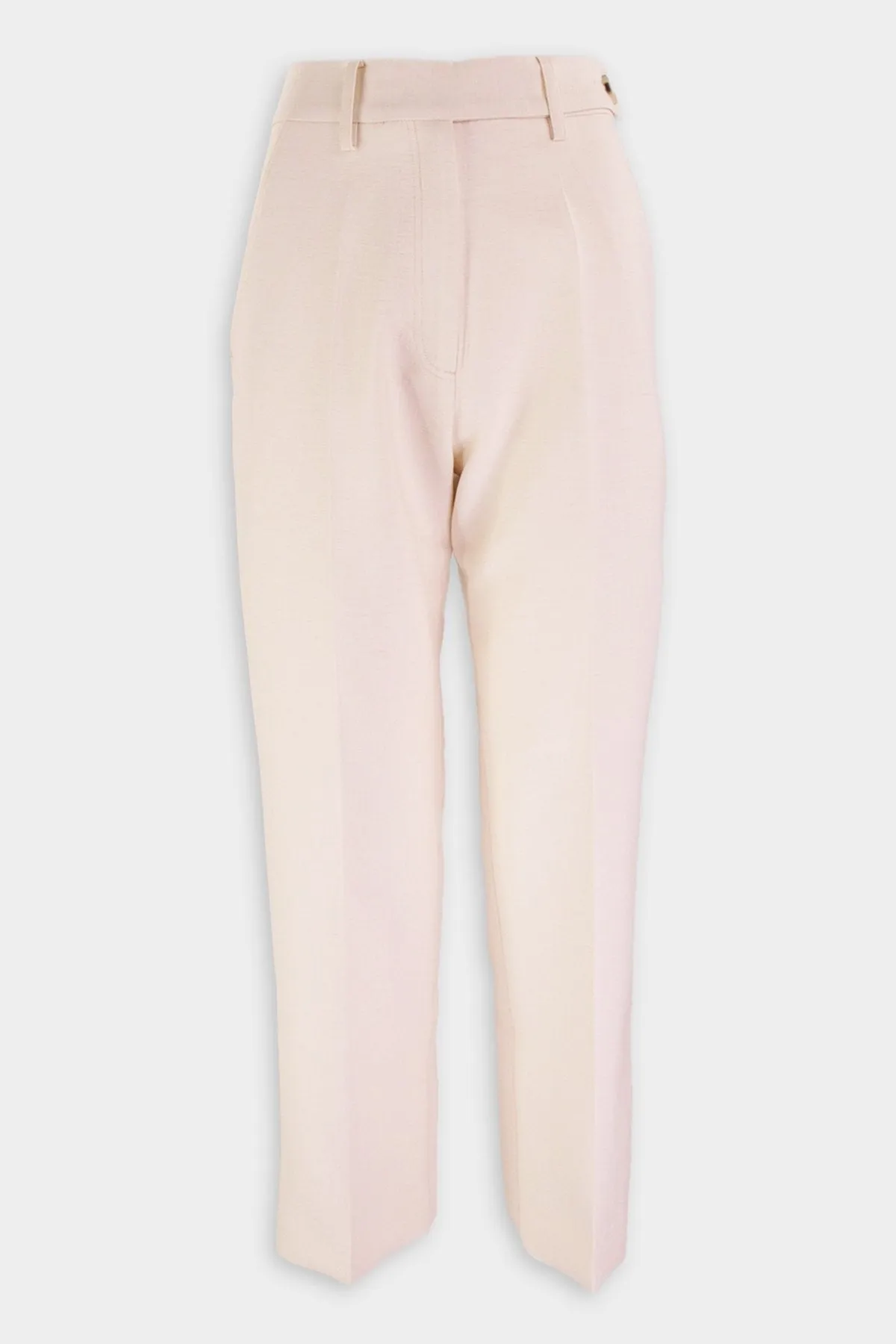 Button Trousers in Cream