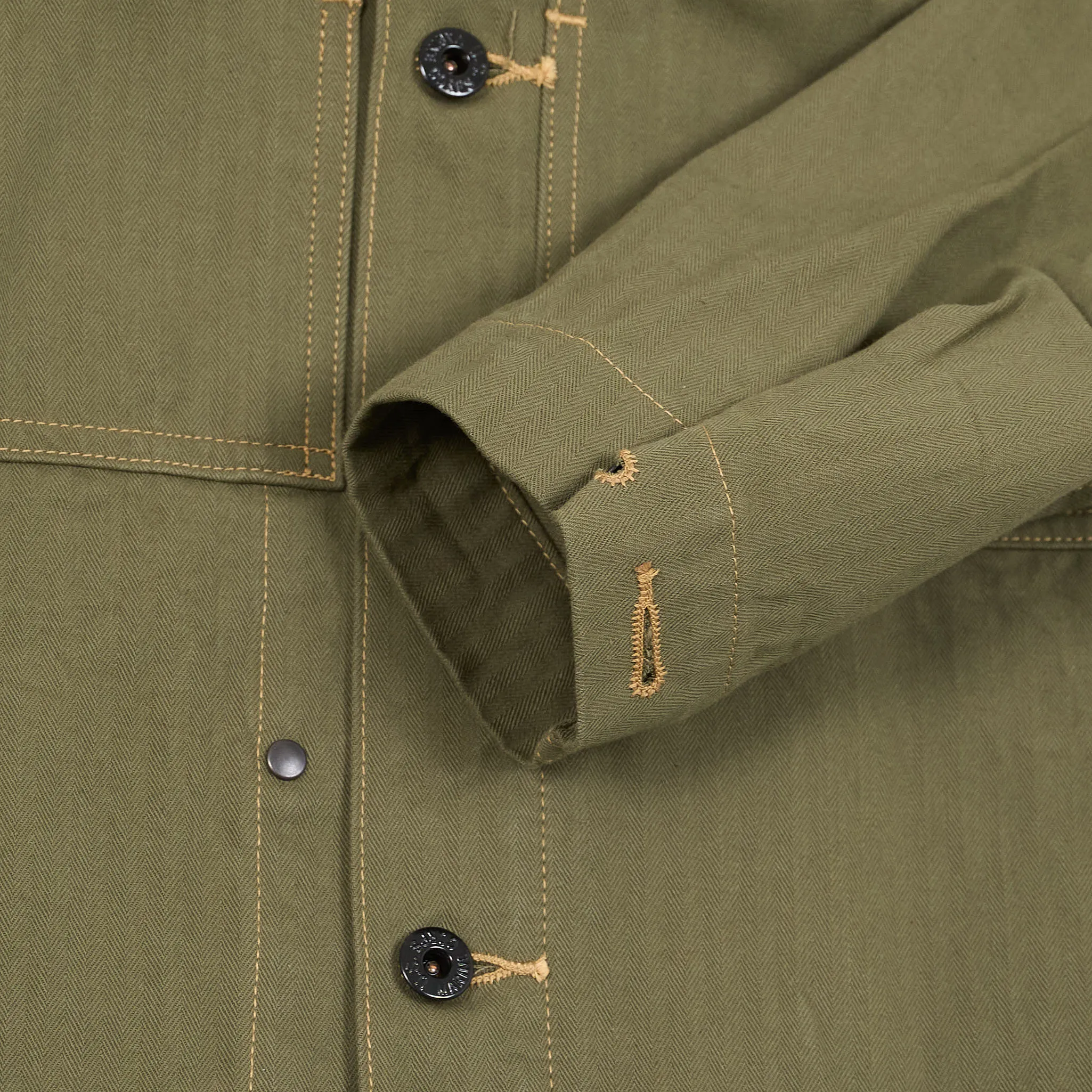 Buzz Rickson`s Herringbone Overshirt USMC
