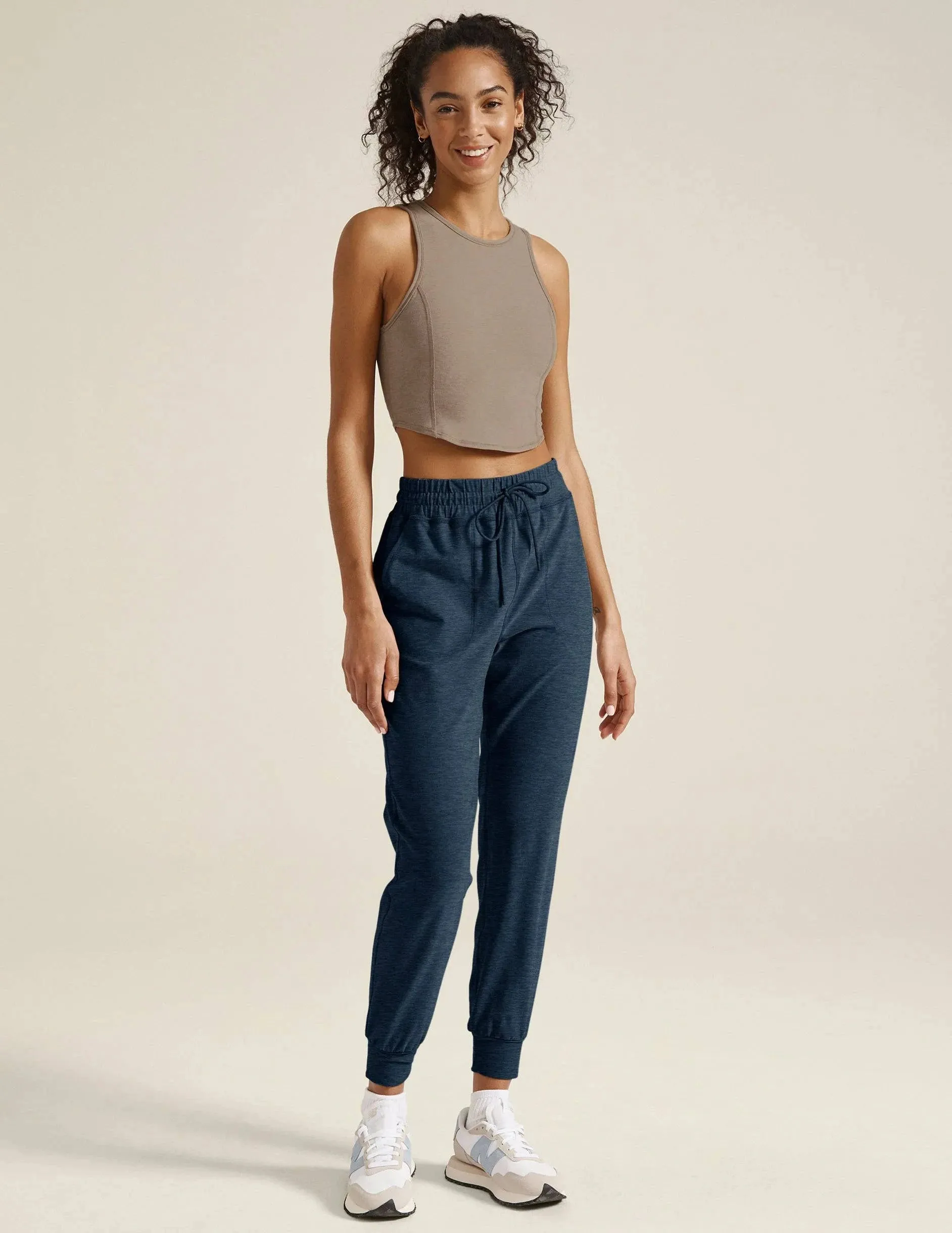 Commuter Midi Jogger by Beyond Yoga | Nocturnal Navy