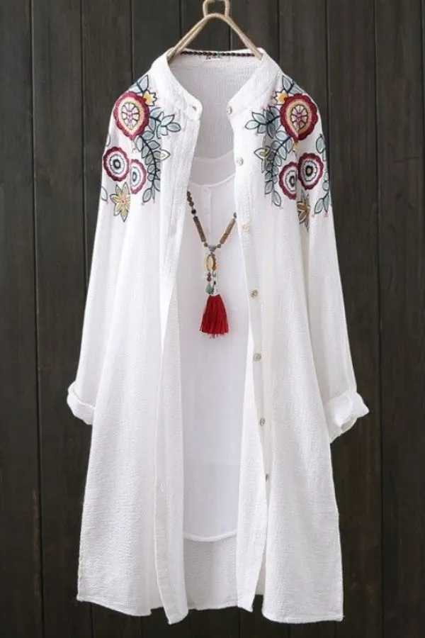 Cotton Embroidery Blouse
