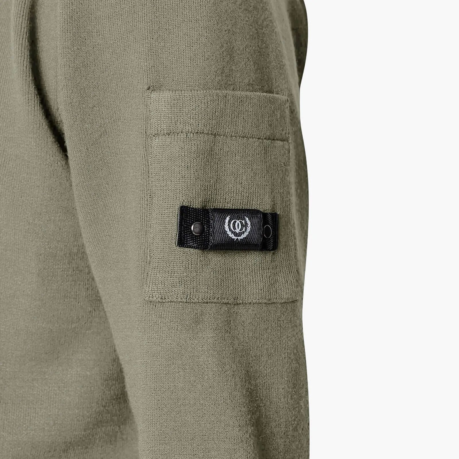 COUTEUX KNITTED BUTTON UP | OLIVE