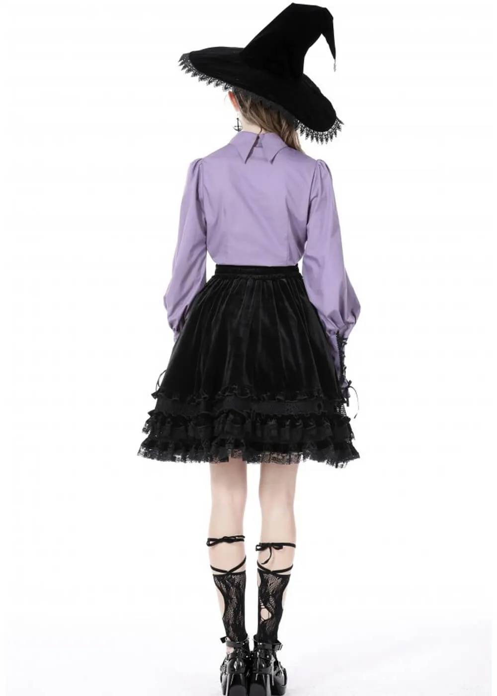Dark In Love Witch Blouse Paars
