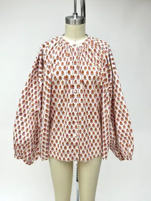 Dôen Floral Smock Blouse