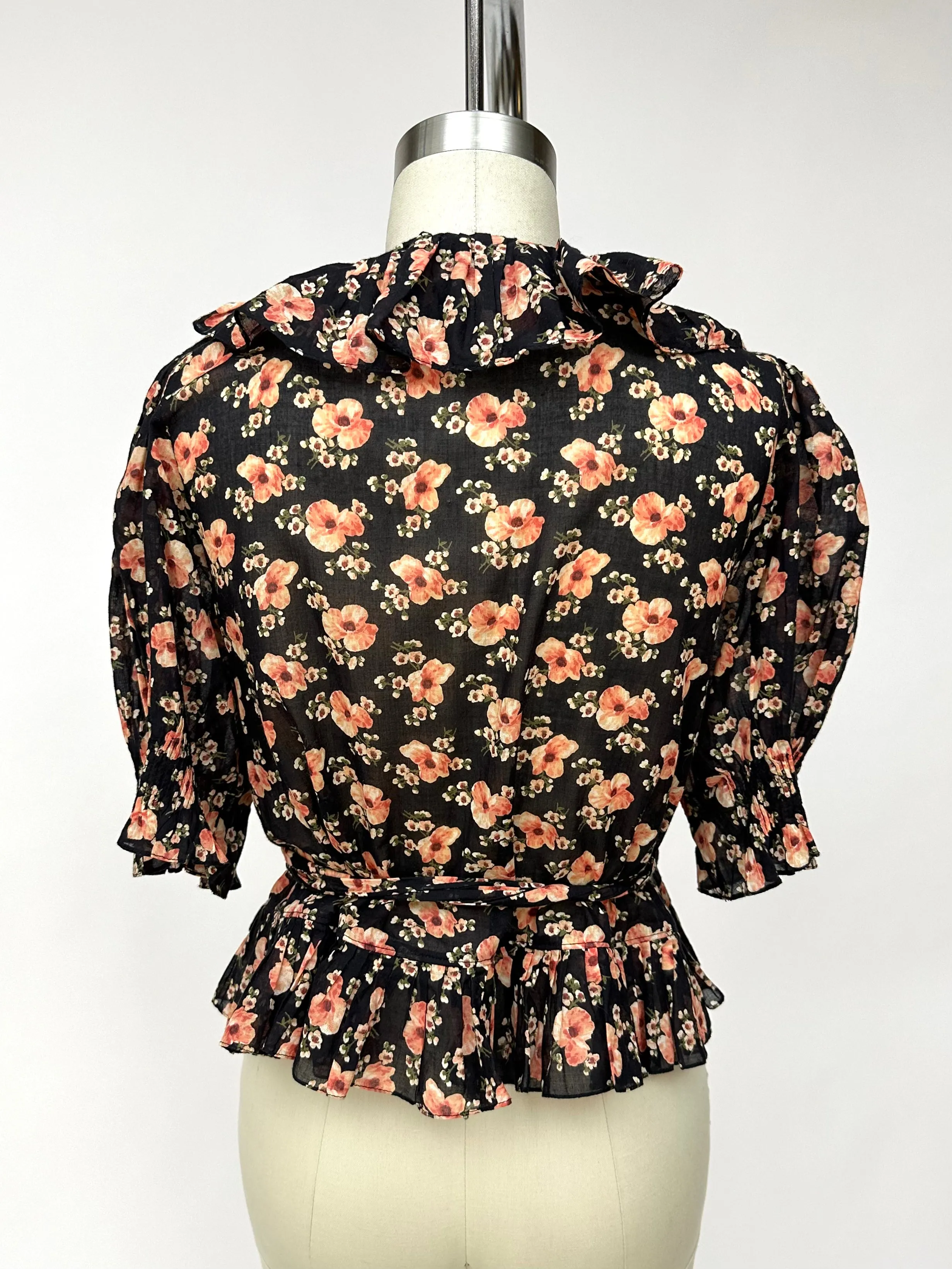 Dôen Viola Floral Wrap Blouse